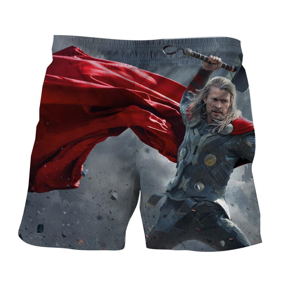 Thor Hammering Down 3D Printed Thor Shorts