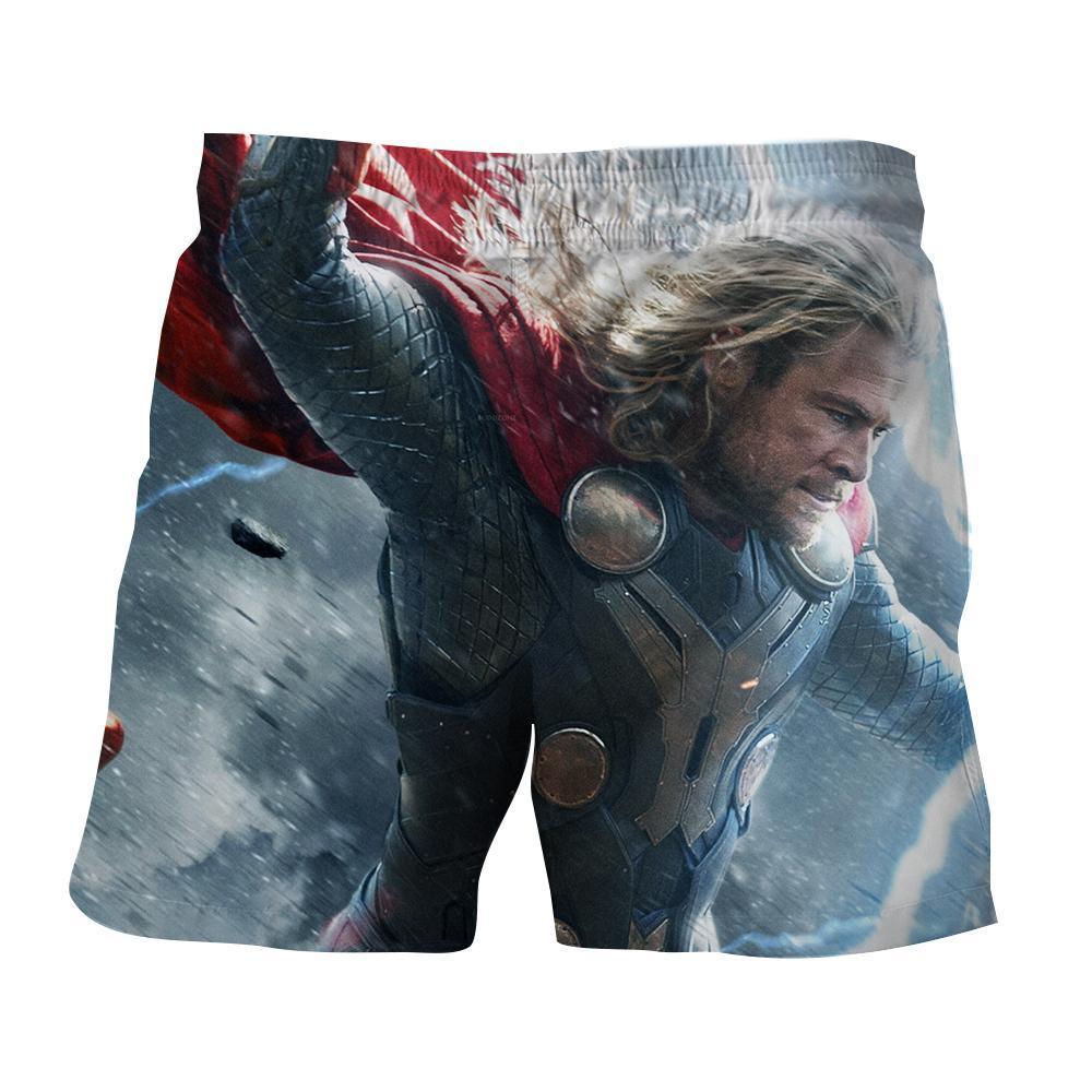 Thor Hammering Down 3D Printed Thor Shorts