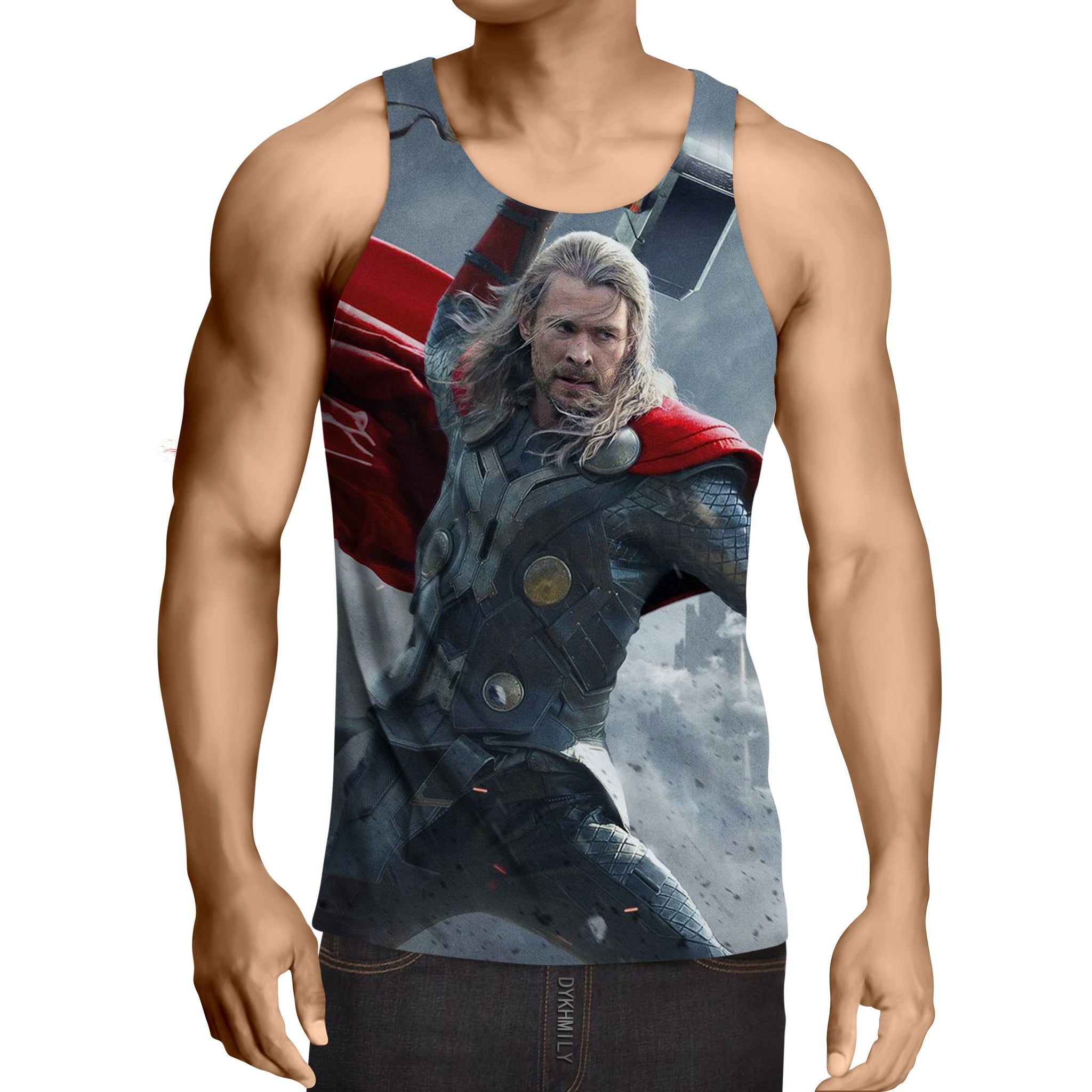 Thor Hammering Down 3D Printed Thor Tank Top