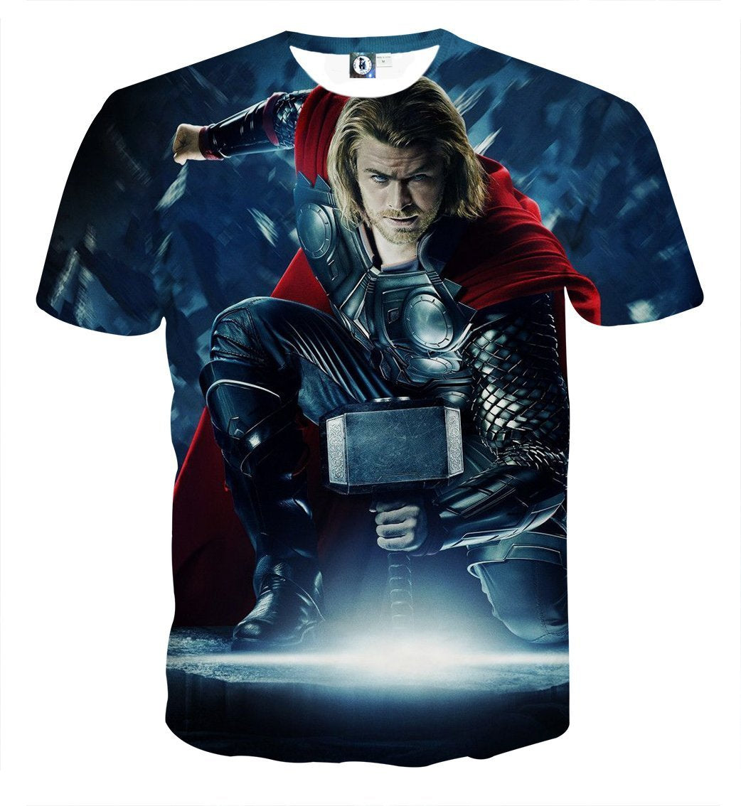 Thor Shocking 3D Printed Thor T-Shirt