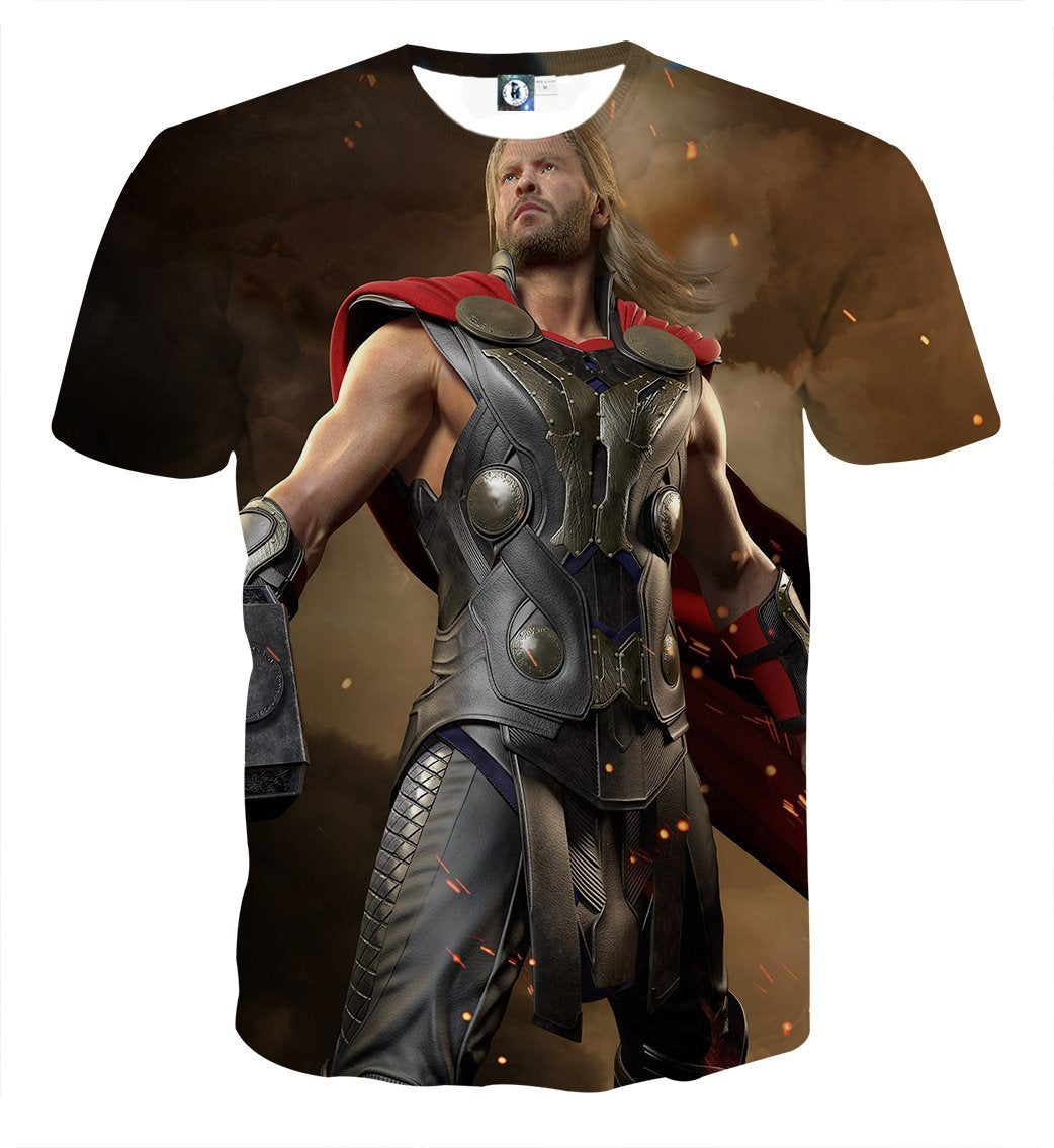 Thor Strong 3D Printed T-Shirt