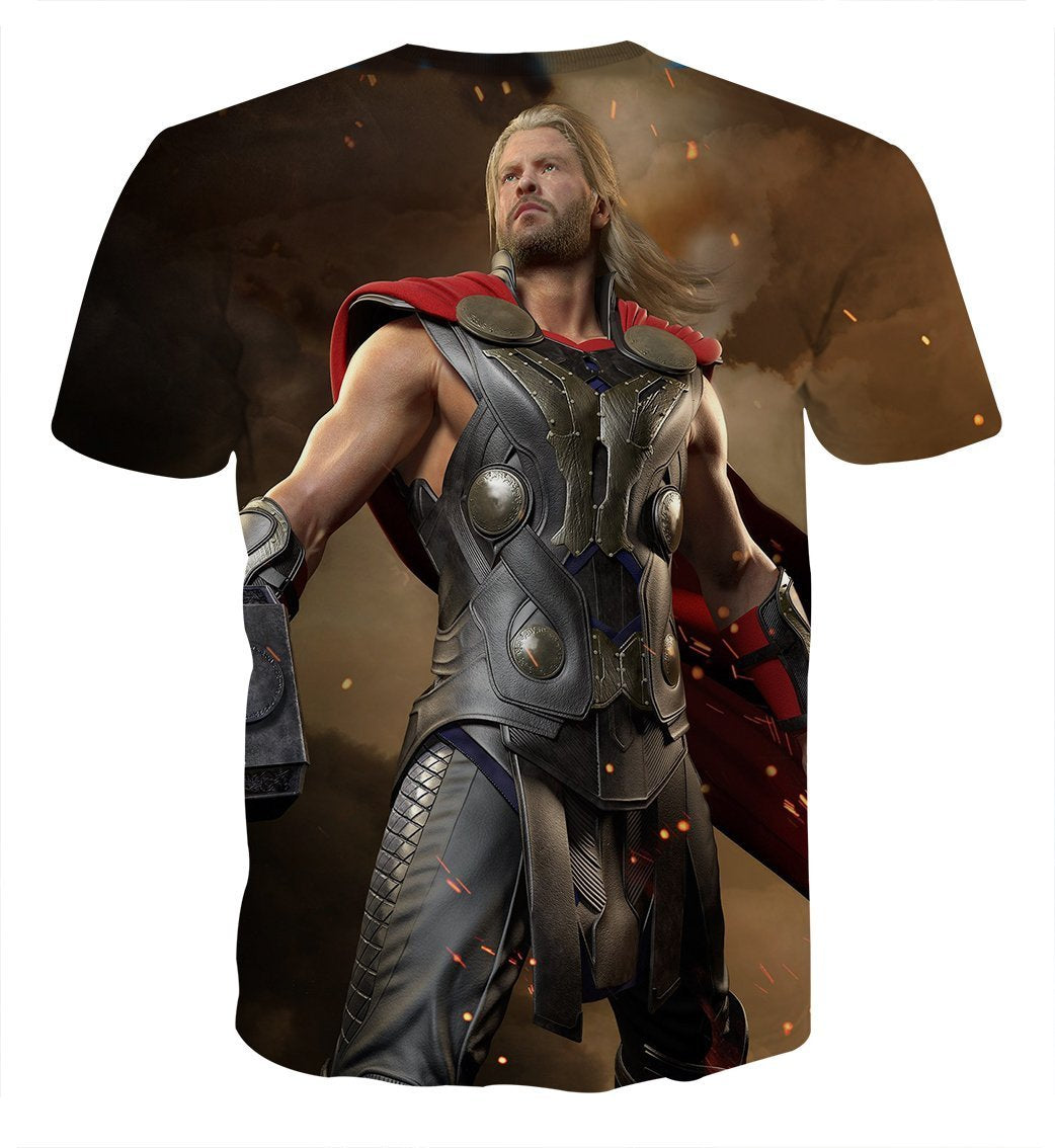 Thor Strong 3D Printed T-Shirt