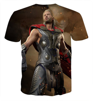Thor Strong 3D Printed T-Shirt