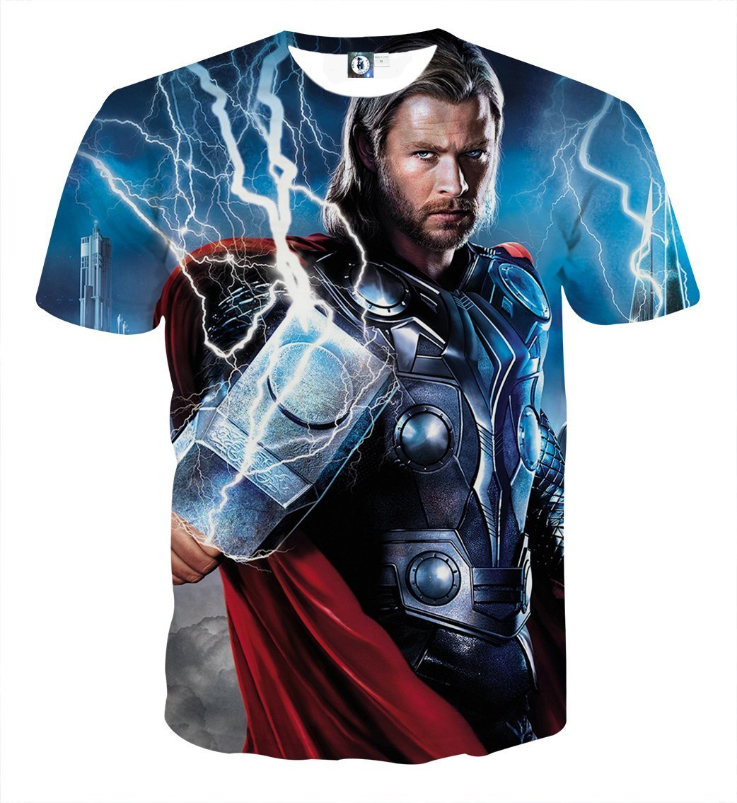 Thor Tee Mjolnir 3D Printed Thor T-Shirt