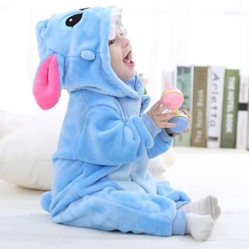 Triple Pack - Panda, Tiger and Stitch Baby Onesie Costume