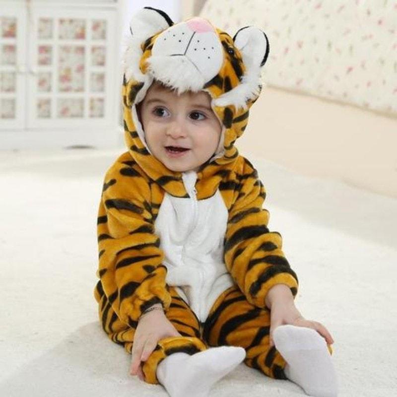 Triple Pack - Panda, Tiger and Stitch Baby Onesie Costume