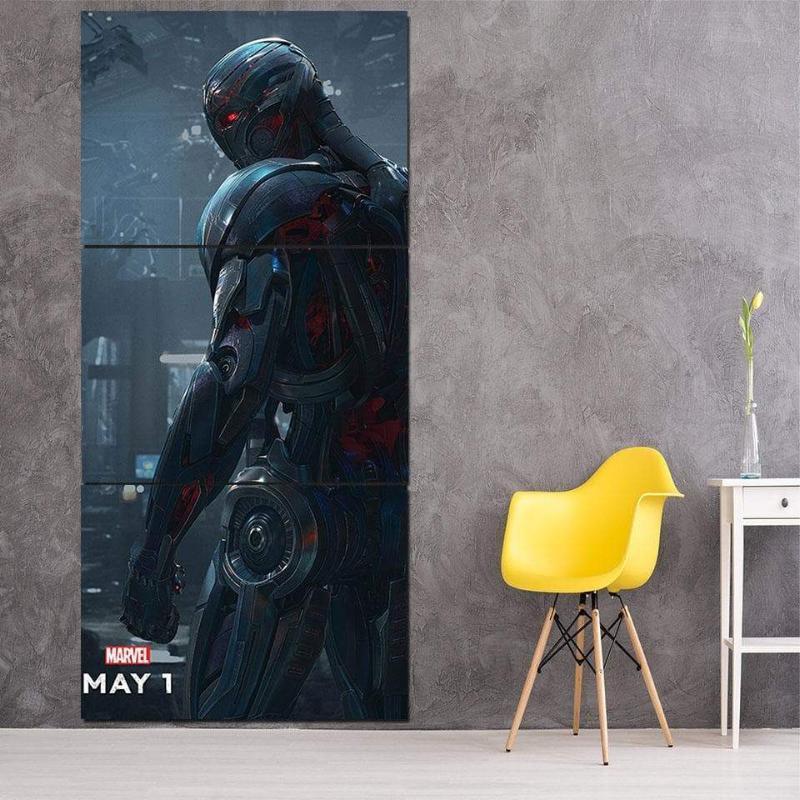 Ultron 3D Printed Anime Canvas