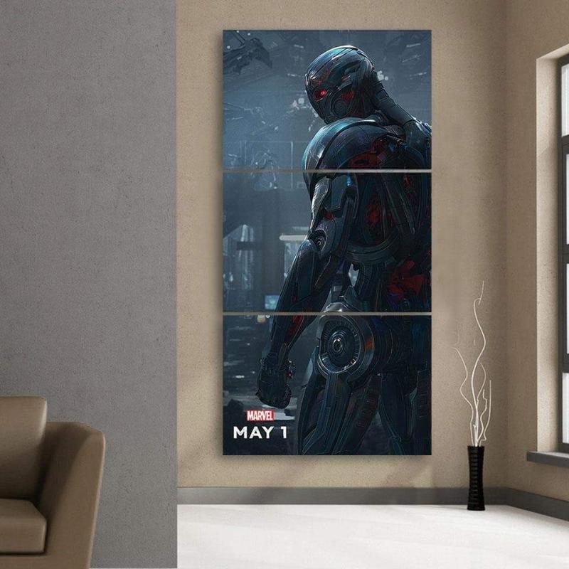 Ultron 3D Printed Anime Canvas