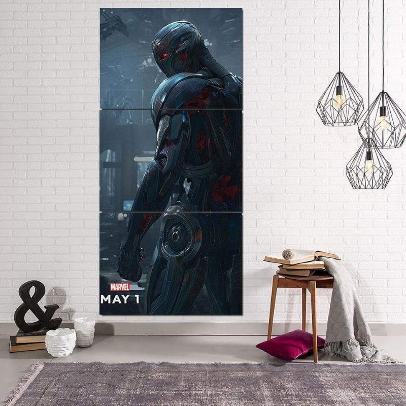 Ultron 3D Printed Anime Canvas