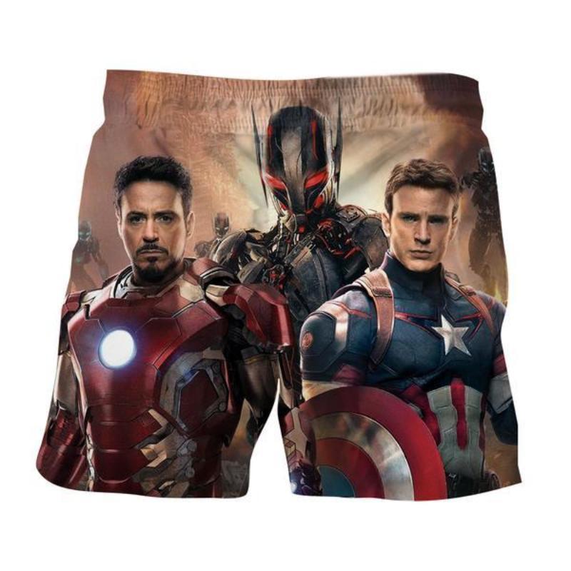 Ultron, Captain America & Iron Man Short 3D Printed