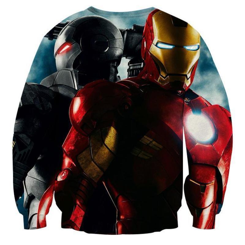 United We Rise 3D Printed Iron Man Sweatshirt