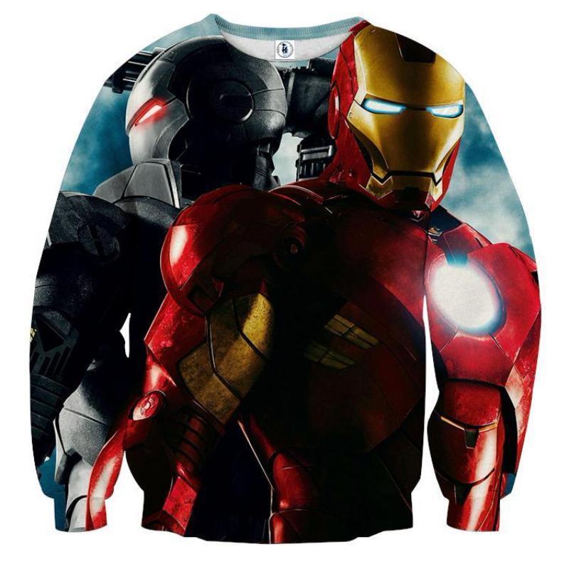 United We Rise 3D Printed Iron Man Sweatshirt