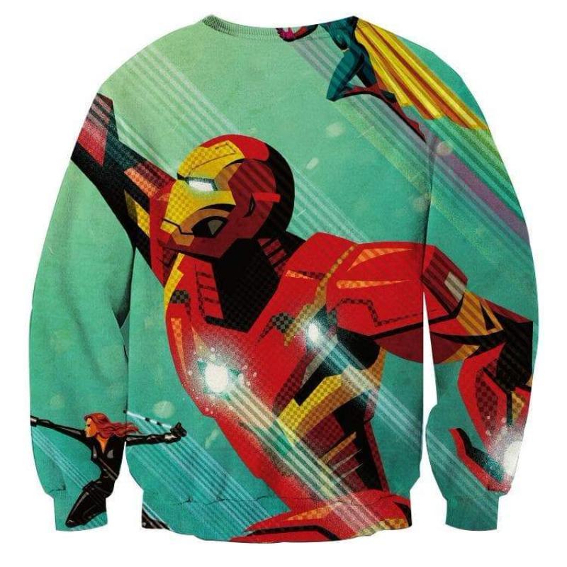 Victory Is Ours 3D Printed Iron Man Sweatshirt