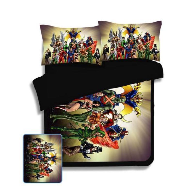 Whole Justice League United Together Justice League Bedding