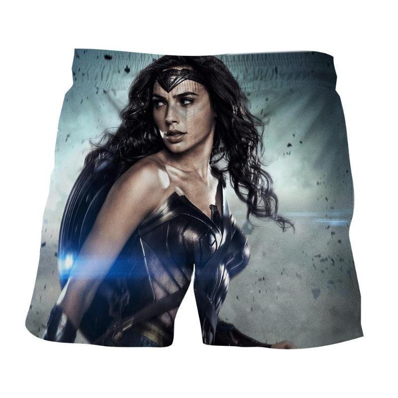 Wonder Woman 3D Printed Ardent Wonder Woman Shorts