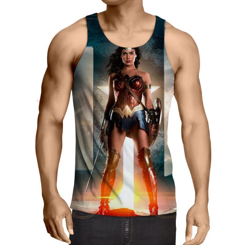 Wonder Woman 3D Printed Otary Verisimilitude Wonder Woman Tank Top