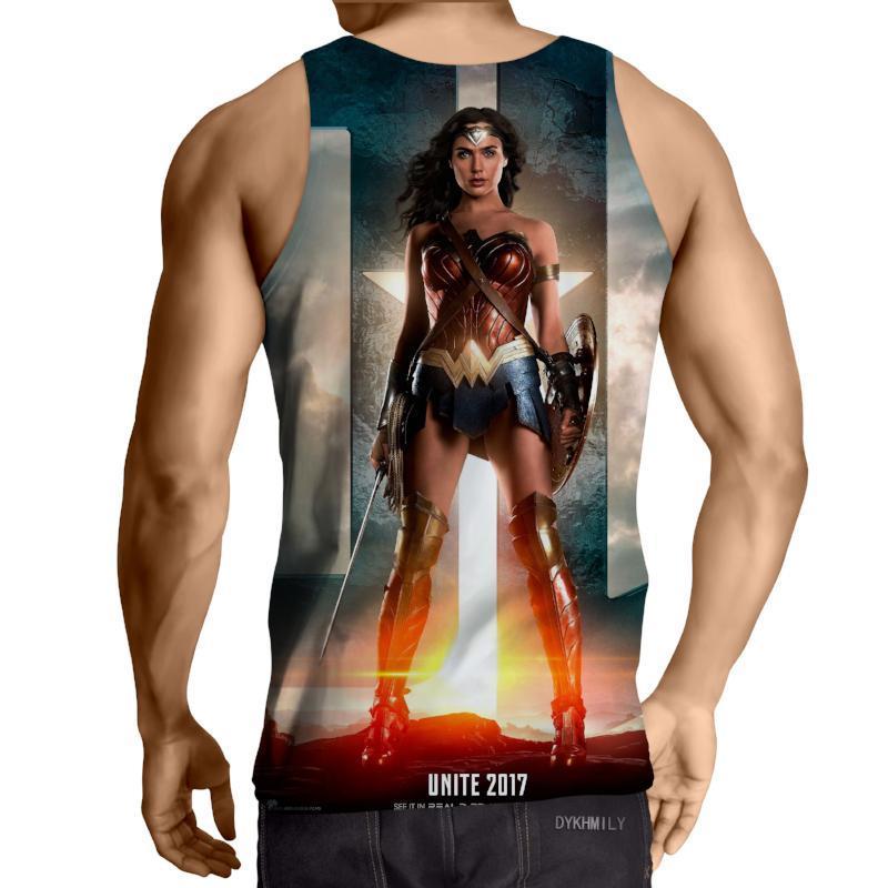 Wonder Woman 3D Printed Otary Verisimilitude Wonder Woman Tank Top