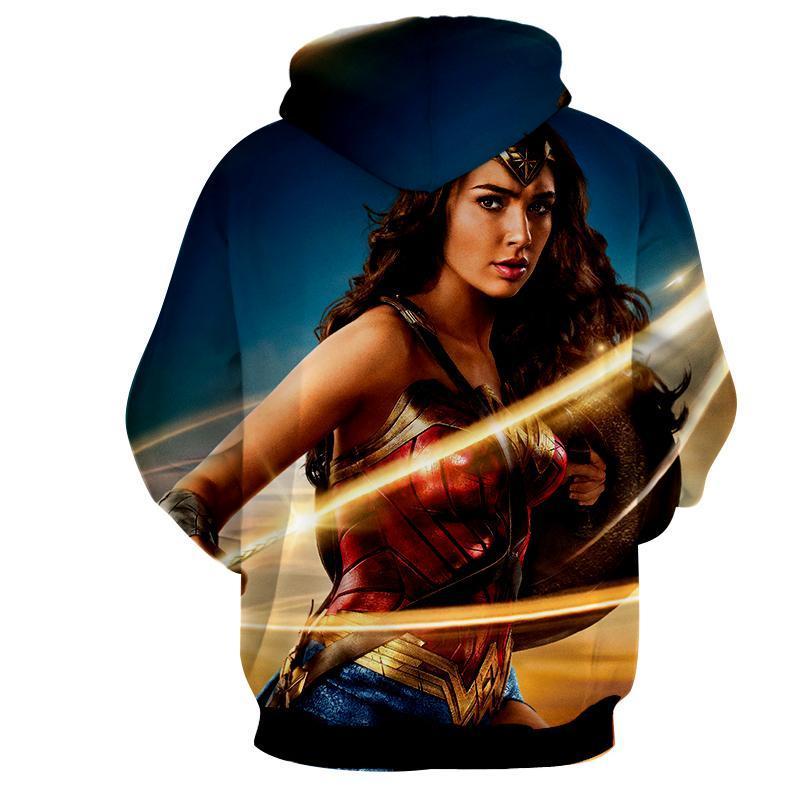 3D Printed Slashed Wonder Woman Hoodie