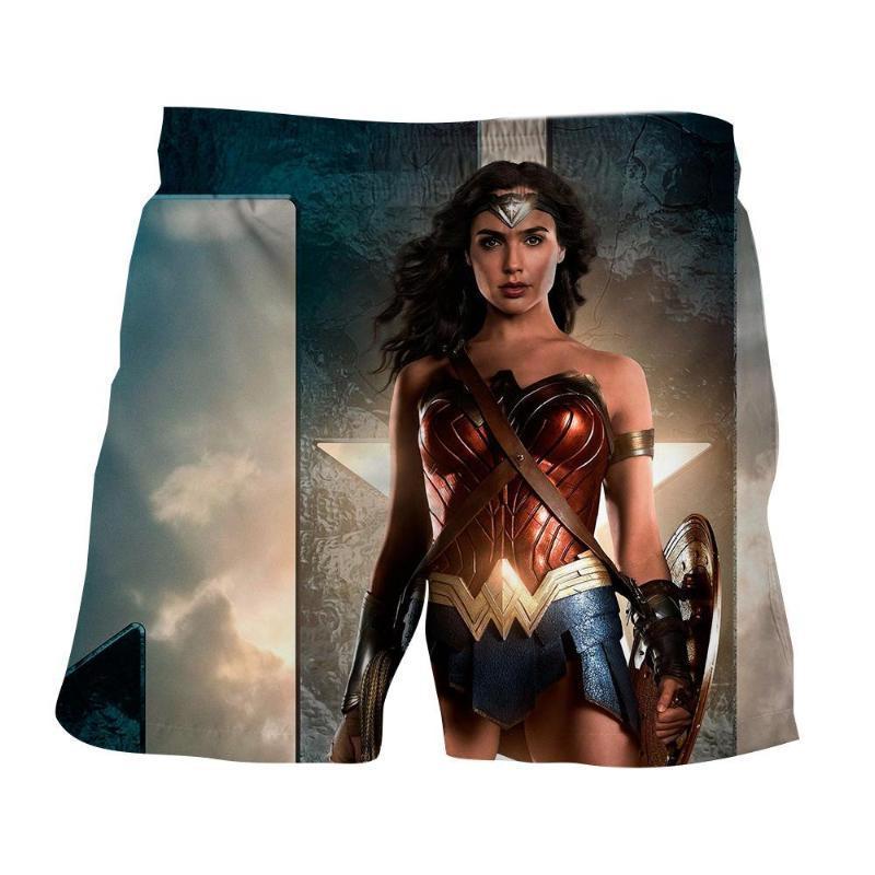 Wonder Woman 3D Printed Souped Up Wonder Woman Shorts