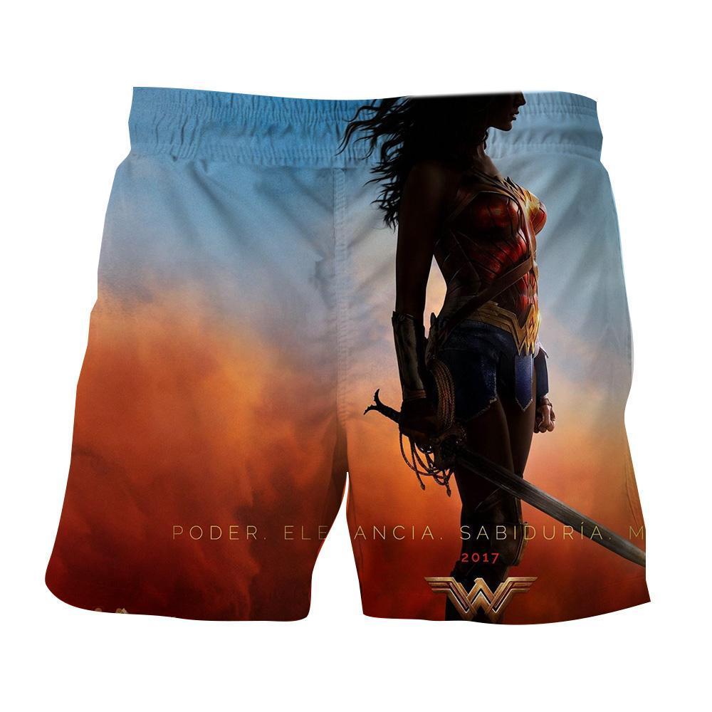 Wonder Woman 3D Printed Symbolic Wonder Woman Shorts