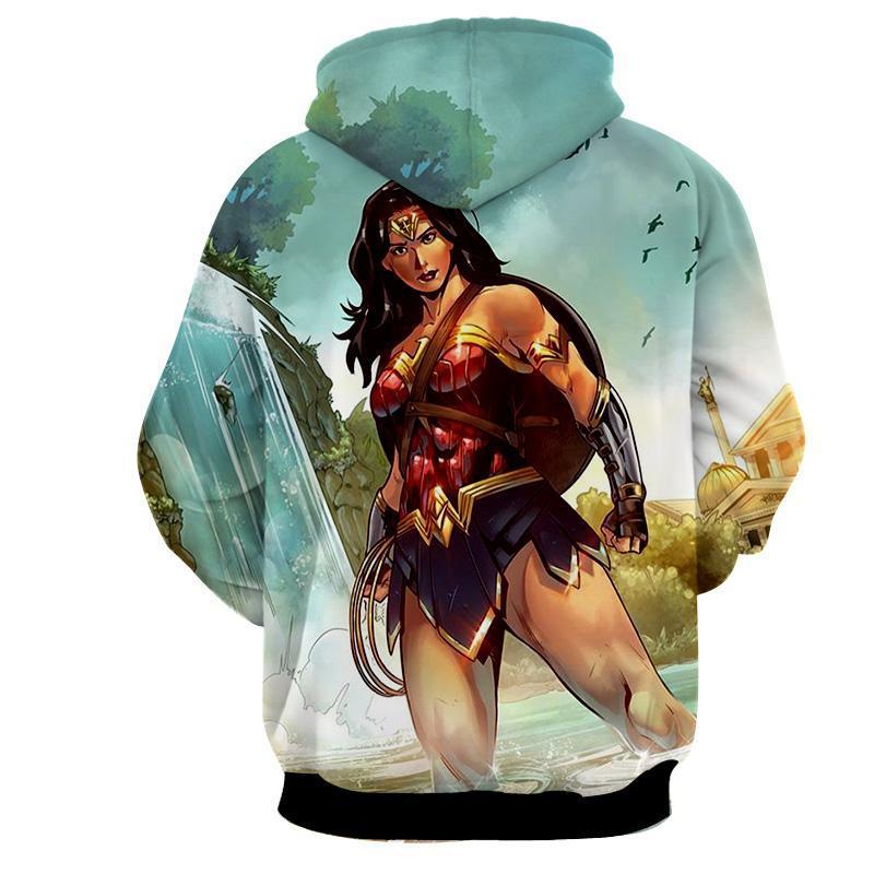 Visionary Wonder Woman 3D Printed Hoodie