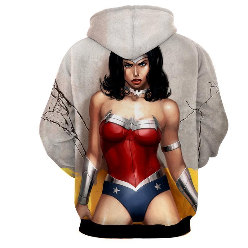 Xenolith Wonder Woman 3D Printed Hoodie