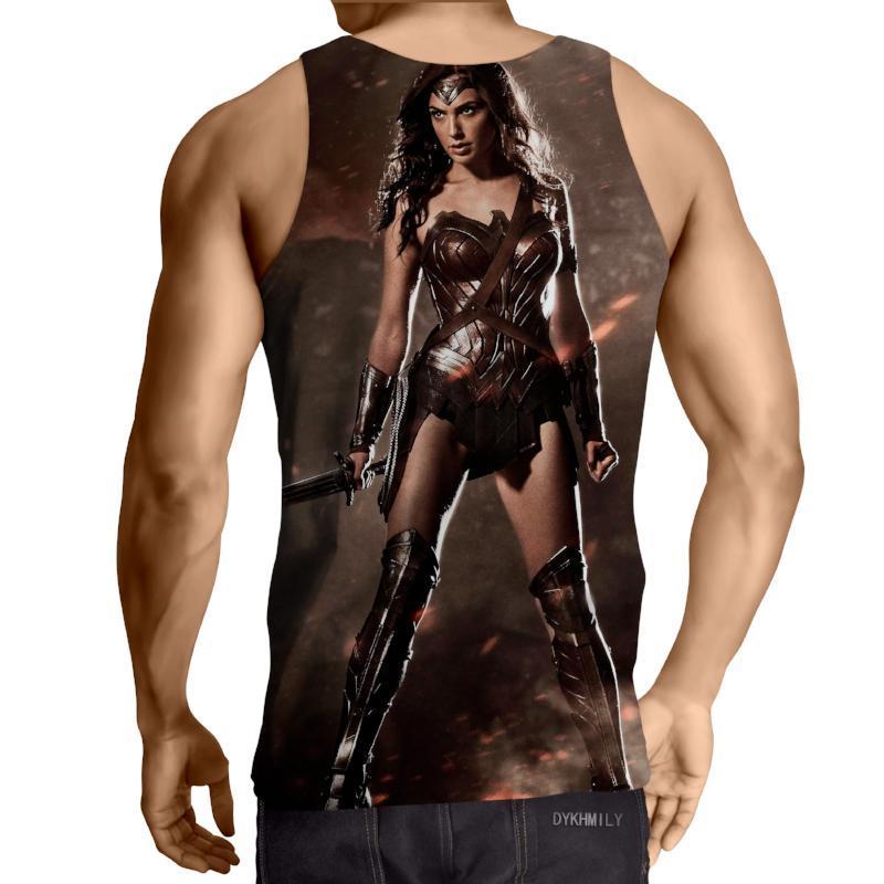 Wonder Woman Anatidaephobia 3D Printed Wonder Woman Tank Top