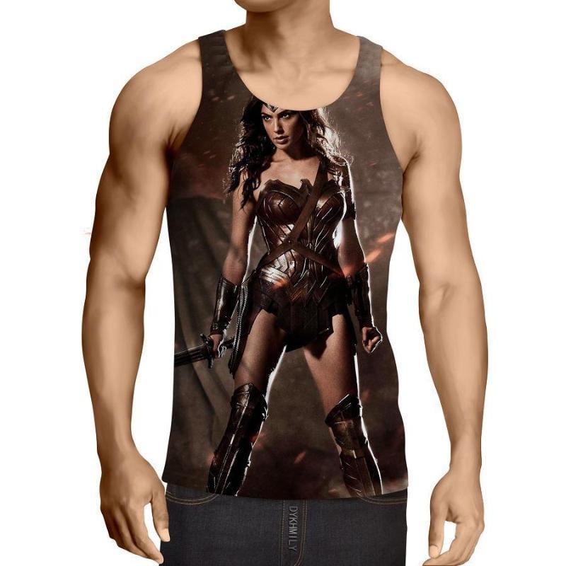 Wonder Woman Anatidaephobia 3D Printed Wonder Woman Tank Top