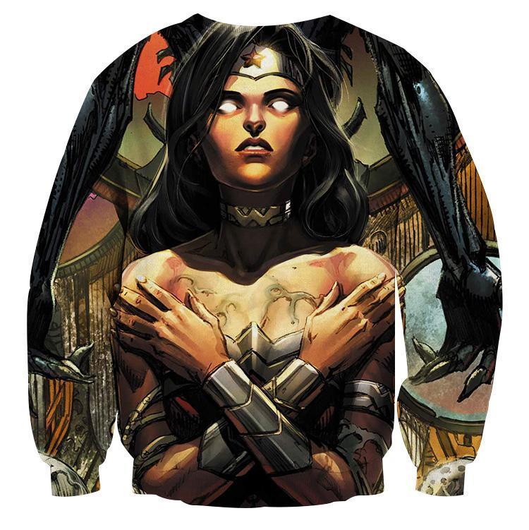 Wonder Woman Apex 3D Printed Wonder Woman Sweatshirt