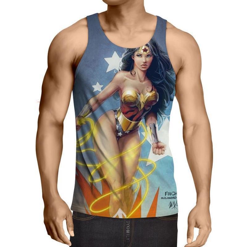 Wonder Woman Balter 3D Printed Wonder Women Tank Top