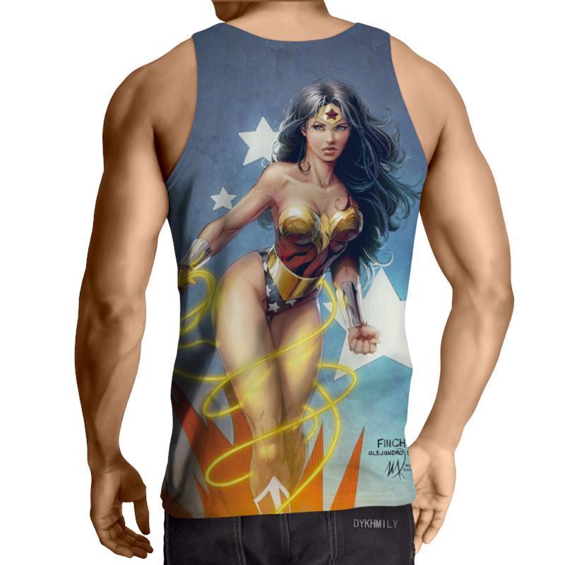 Wonder Woman Balter 3D Printed Wonder Women Tank Top