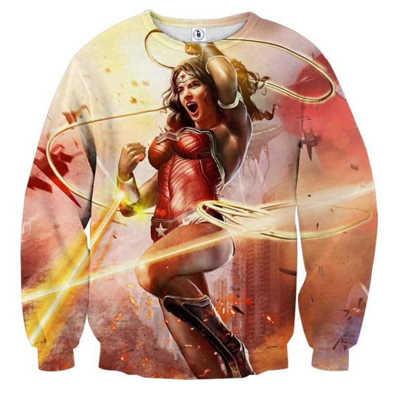 Wonder Woman Benevolent 3D Printed Wonder Woman Sweatshirt