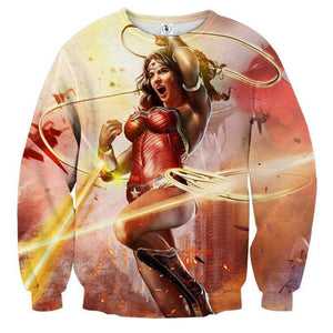 Wonder Woman Benevolent 3D Printed Wonder Woman Sweatshirt