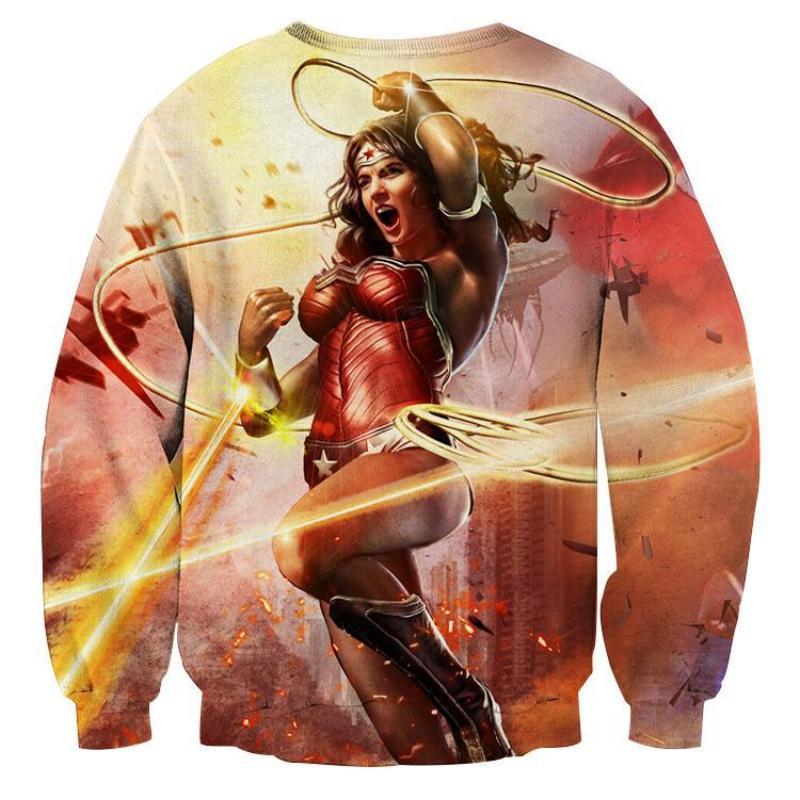 Wonder Woman Benevolent 3D Printed Wonder Woman Sweatshirt