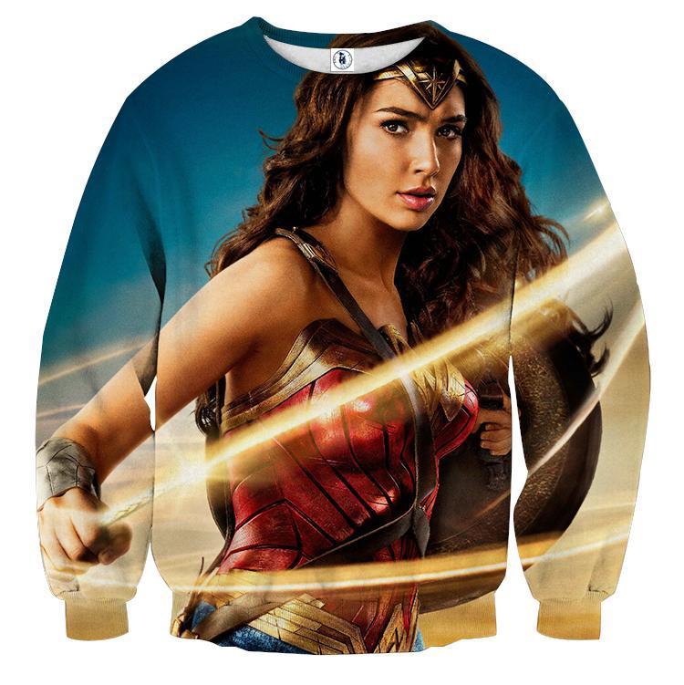 Wonder Woman Cabalist 3D Printed Wonder Woman Sweatshirt