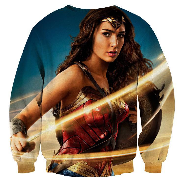 Wonder Woman Cabalist 3D Printed Wonder Woman Sweatshirt