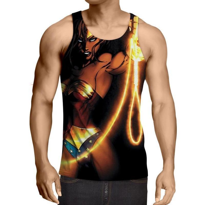 Wonder Woman Paraphernalia 3D Printed Wonder Woman Tank Top