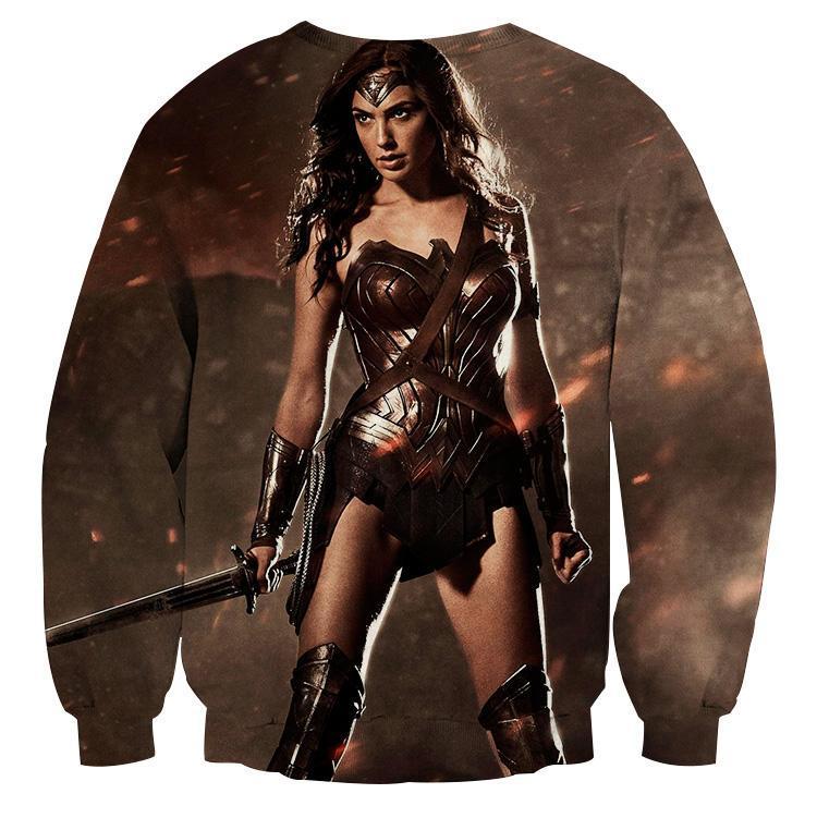 Wonder Woman Phenomabomb 3D Wonder Woman Sweatshirt