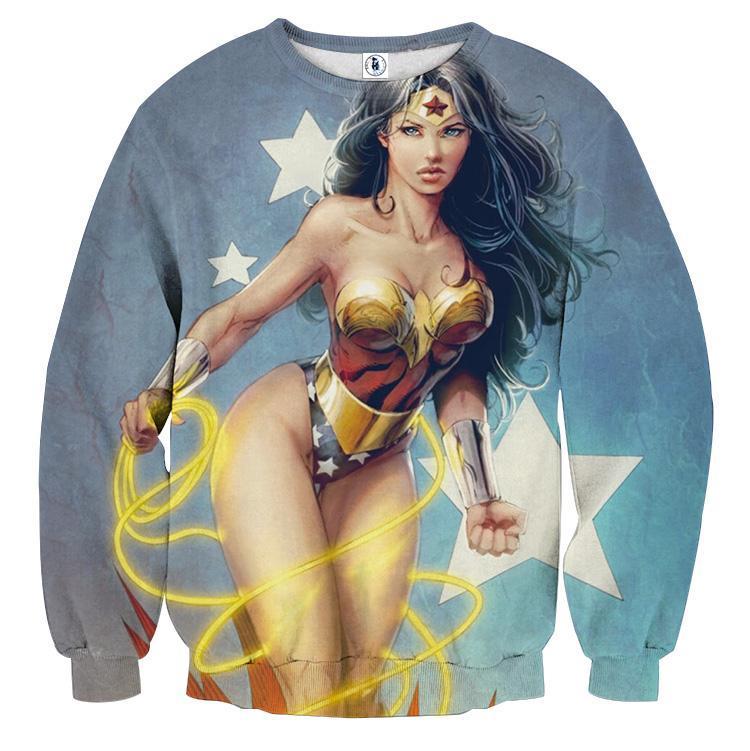 Wonder Woman Pneumatic 3D Printed Wonder Woman Sweatshirt