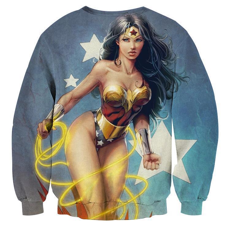 Wonder Woman Pneumatic 3D Printed Wonder Woman Sweatshirt
