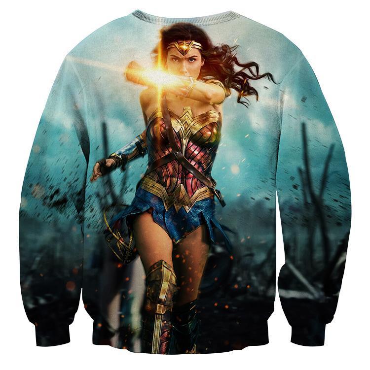 Wonder Woman Pusillanimity 3D Printed Wonder Woman Sweatshirt
