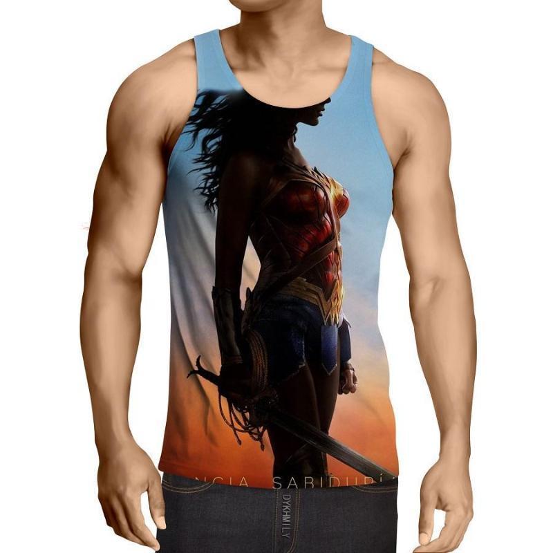 Wonder Woman Radii 3D Printed Wonder Woman Tank Top