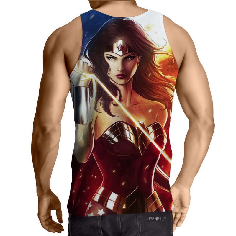 Wonder Woman Rapture 3D Printed Wonder Women Tank Top