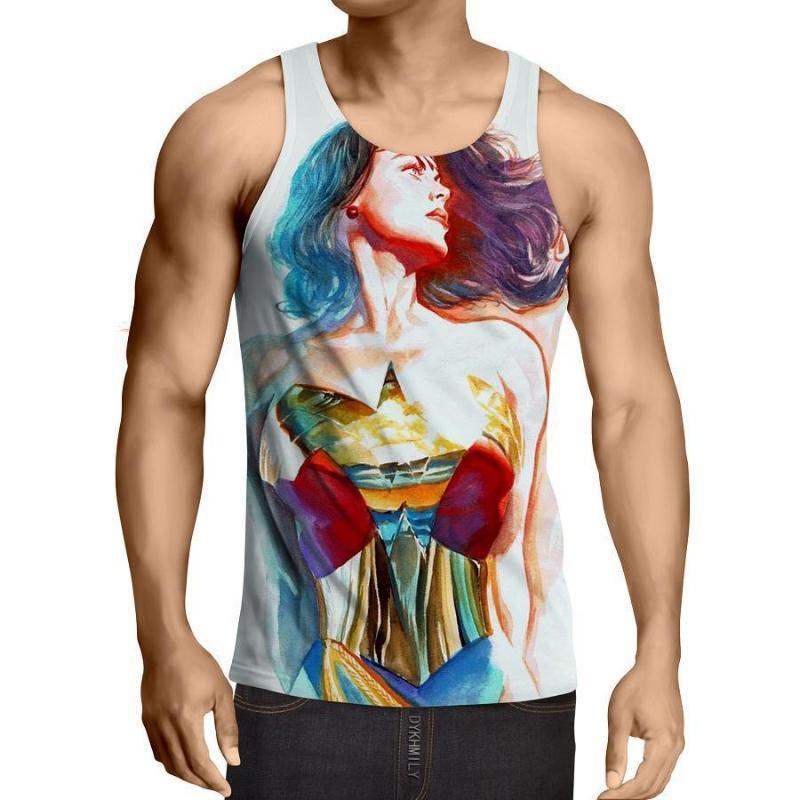 Wonder Woman Sobriquet 3D Printed Wonder Woman Tank Top