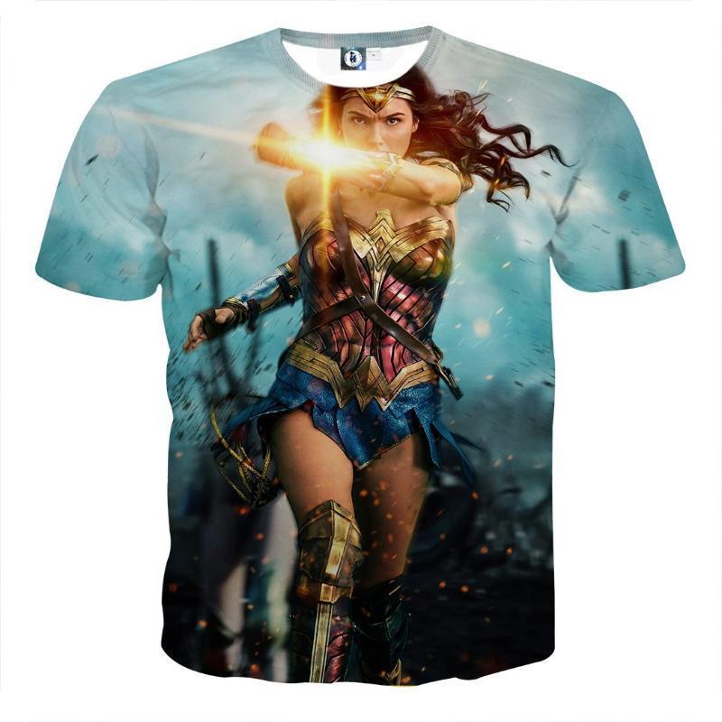 Wonder Woman Tee Indestructible 3D Printed Wonder Woman T-Shirt