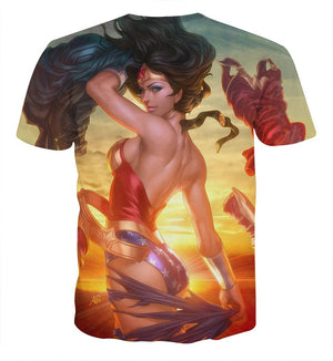 Wonder Woman Tee Purported 3D Printed Wonder Women T Shirt