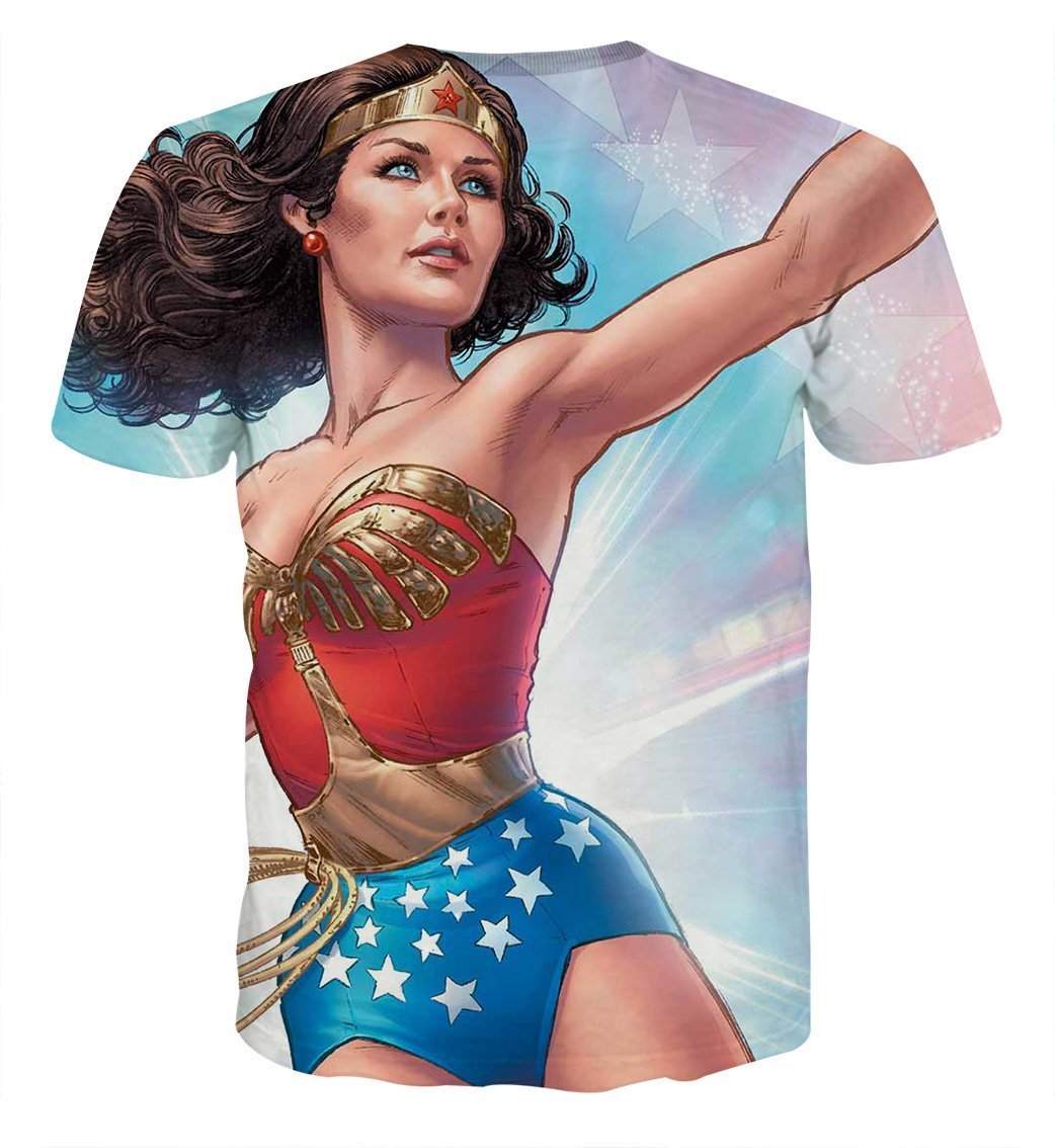 Wonder Woman Tee Vagrant 3D Printed Wonder Women T Shirt
