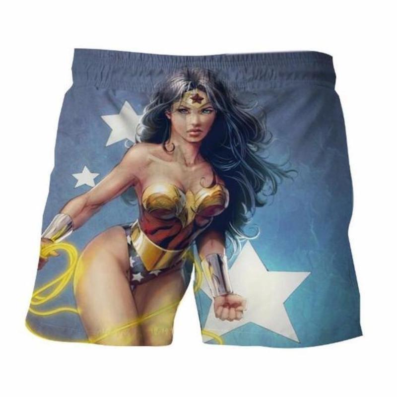 Wonderman ActionPack 3D Printed Wonder Woman Shorts
