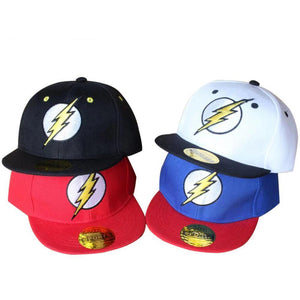 The Flash- Lightning Bolt Snap-back Caps