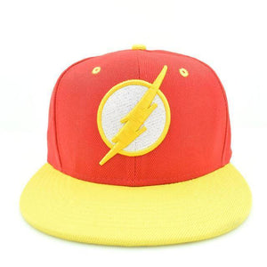 DC The Flash- Retro Lightning Bolt Snap-Back Cap